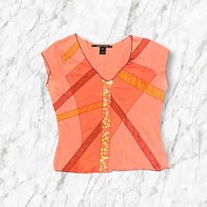Vintage Pierre Cardin Cut & Sewn Womens Top | Y2K | Medium